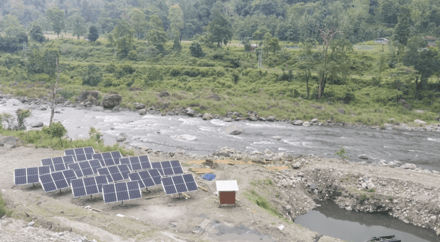 Solar pump brings water to Tshangchutham farms