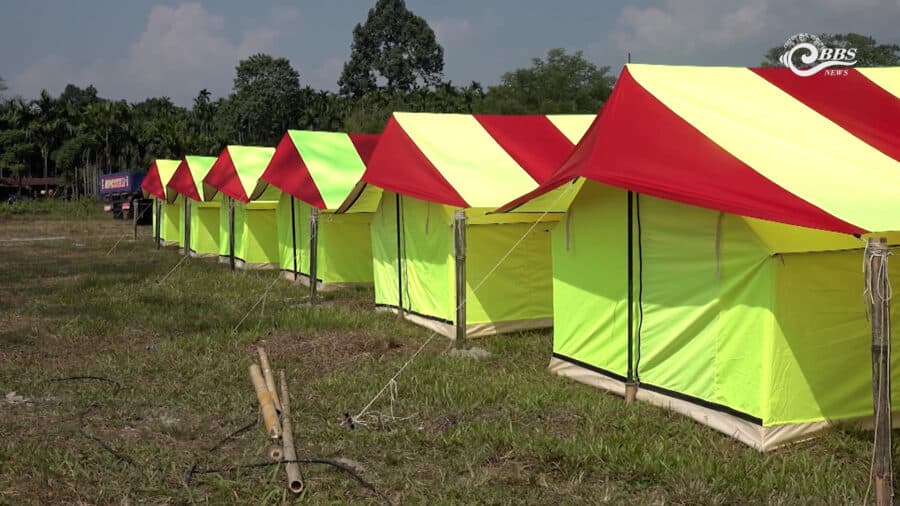 Gelephu prepares tent accommodations for raising 108 Stupas