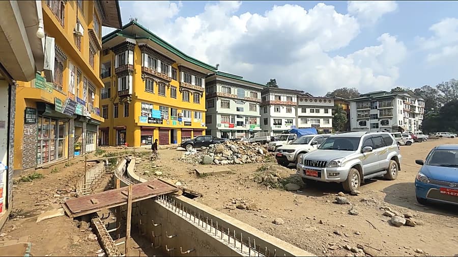 Samtse town redevelopment project 60 per cent complete