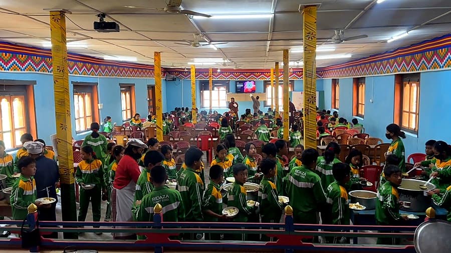 Schools focus on nutritious meals and agriculture programmes to promote healthy eating