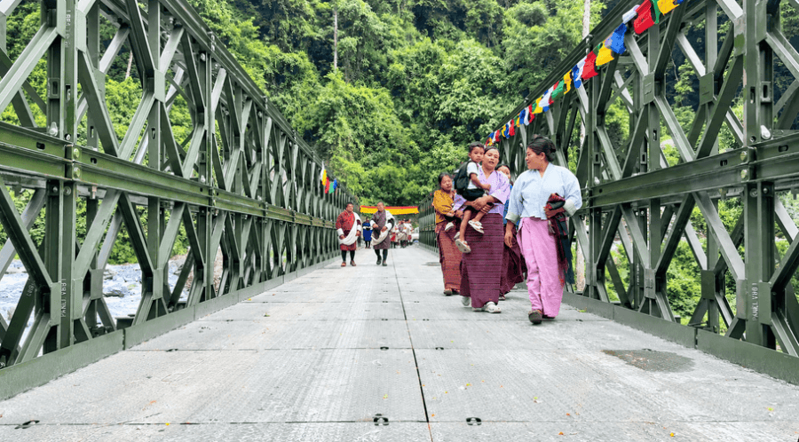 Chimti Bridge brings reliable monsoon connectivity for Logchina residents